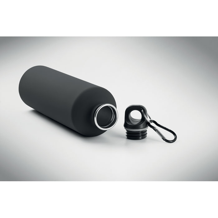 Enkelwandige fles met rubberen afwerking- 750ml