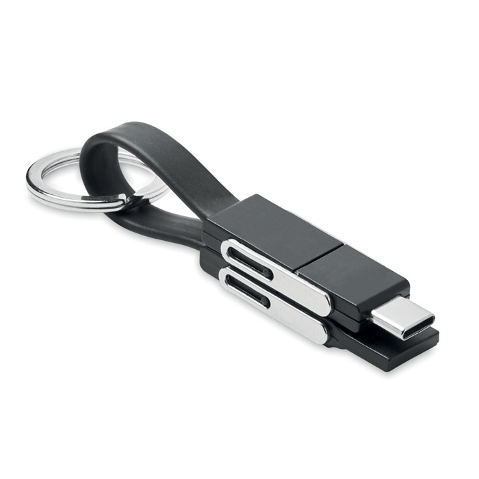 KEY C - Sleutelhanger met 4 in 1 kabel