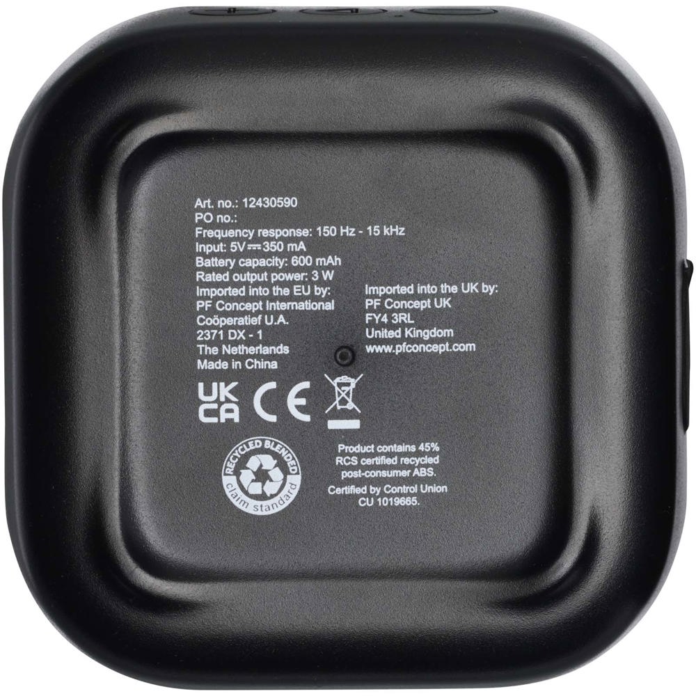 Stark 2.0 mini Bluetooth® speaker van 3 W van RCS gerecycled plastic