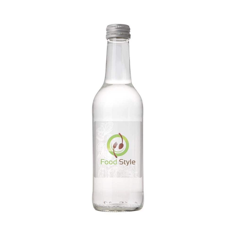 Glazen fles met bronwater - 330 ml