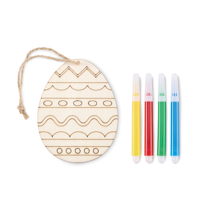 DREGG - Houten ei-schilder set