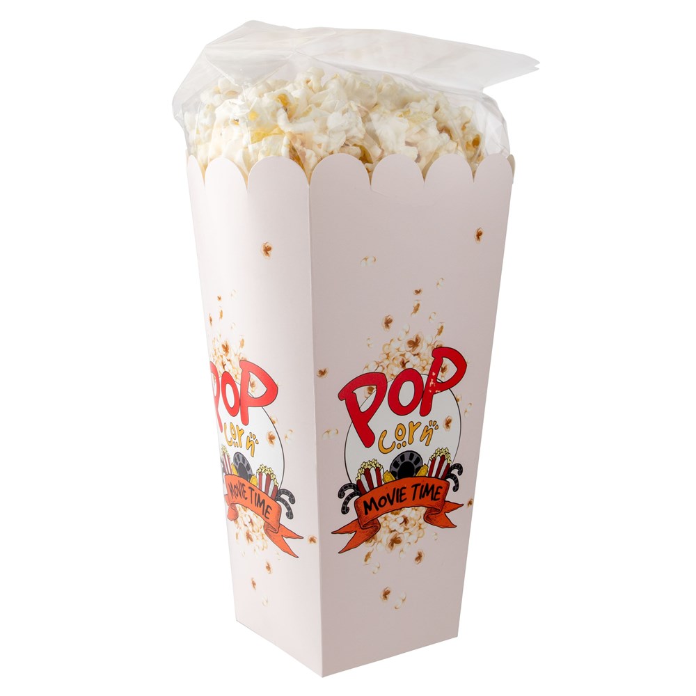 Bedrukte doos met 75 gram popcorn