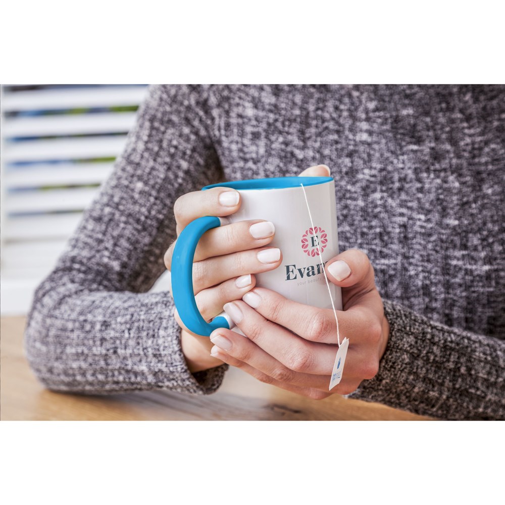 Mok met gekleurde binnenzijde - 350 ml 