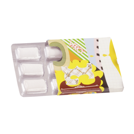 Kauwgom in blister - 6 stuks