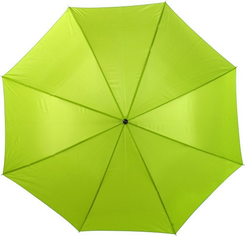 Polyester paraplu met houten handvat