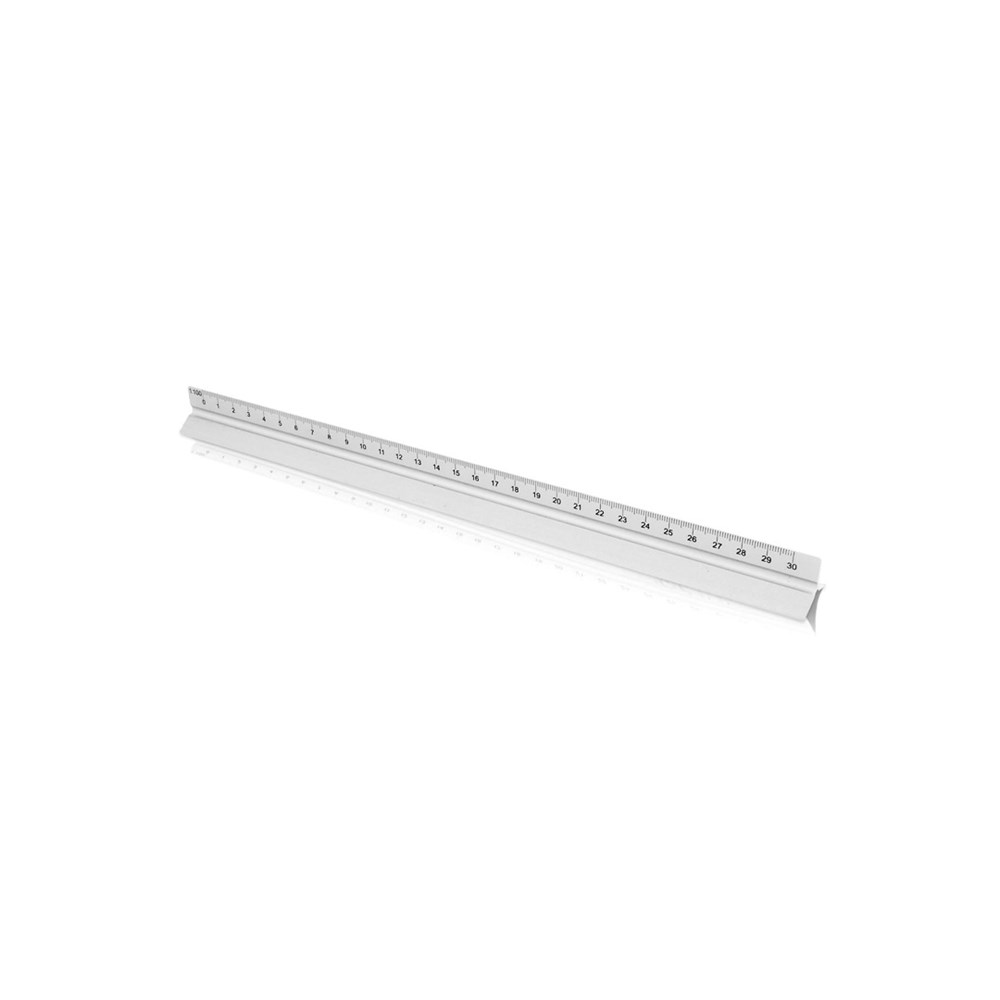 Driekhoekige liniaal - 30 cm