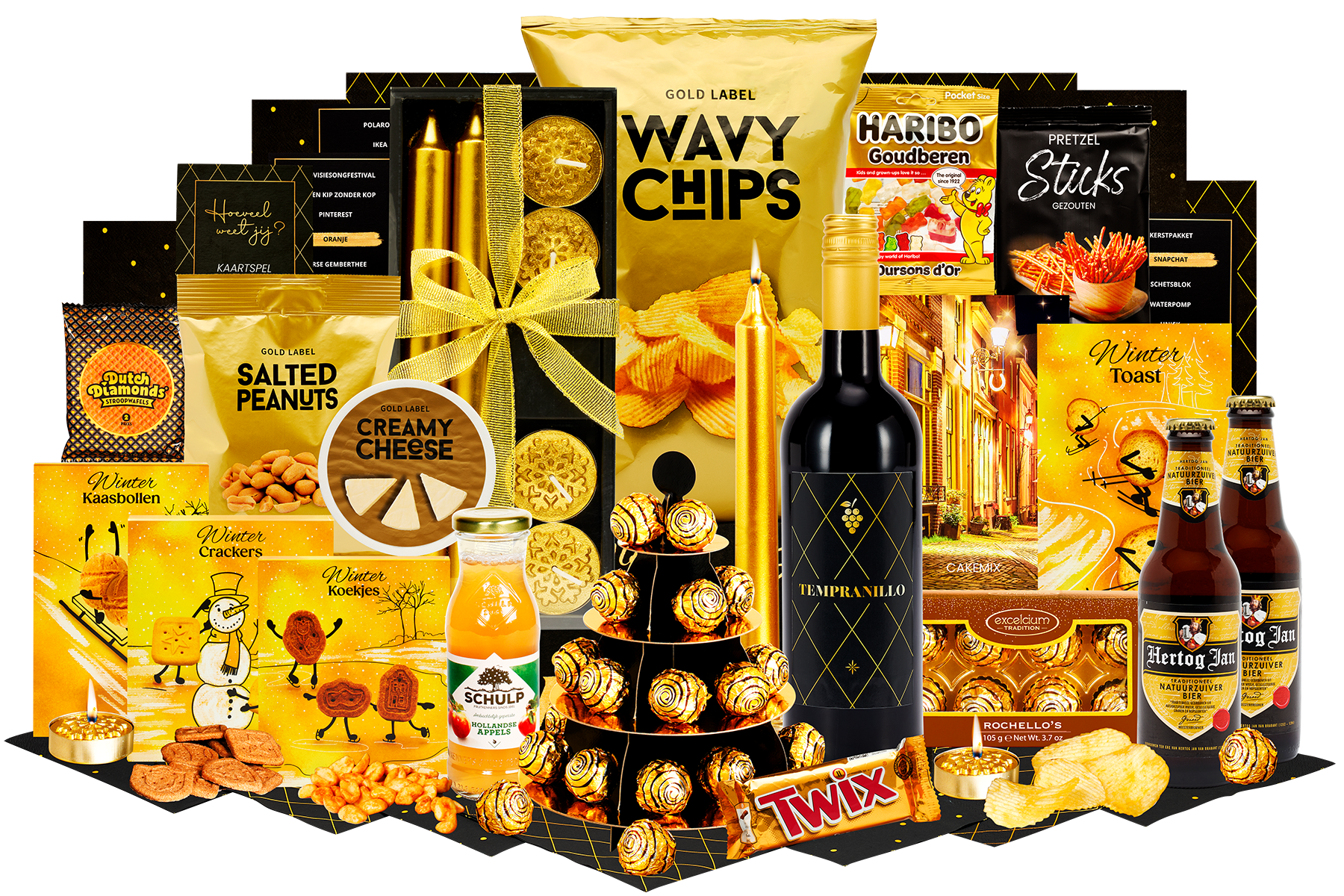 Kerstpakket - Volume in goud