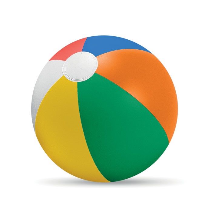 Strandballen met gekleurde panelen - Ø23,5cm