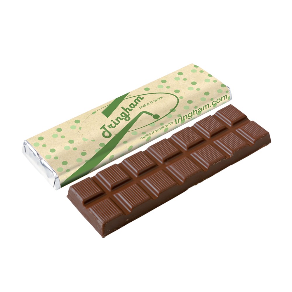 Chocoladereep gerecycled papier | Melk of Puur
