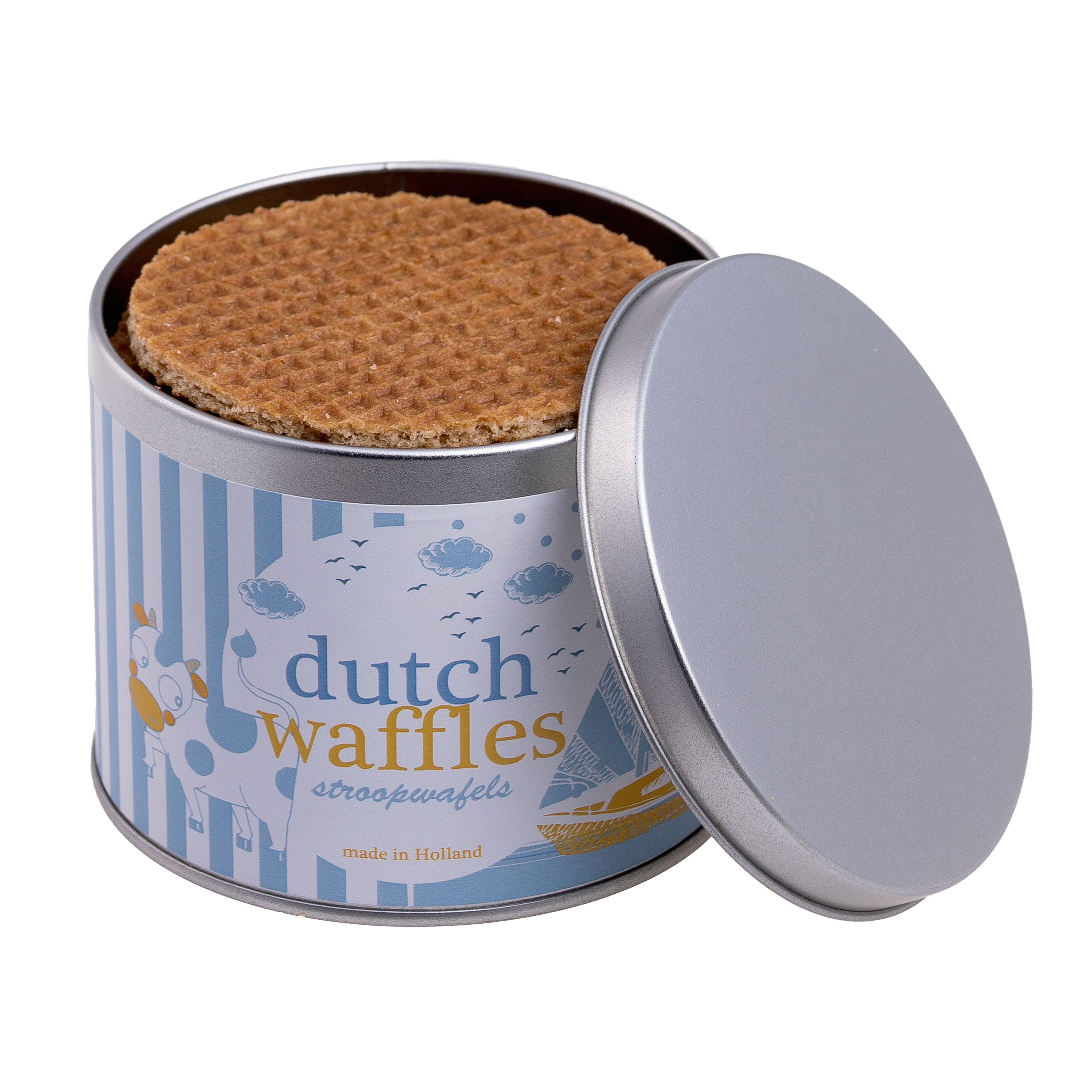 Blik met 8 stroopwafels