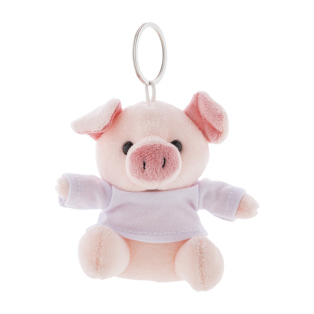 PigFob - pluche varken sleutelhanger