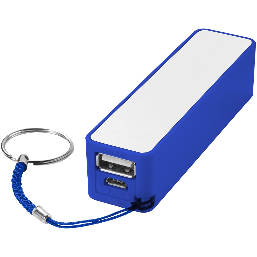 Powerbank met sleutelring - 2000 mAh