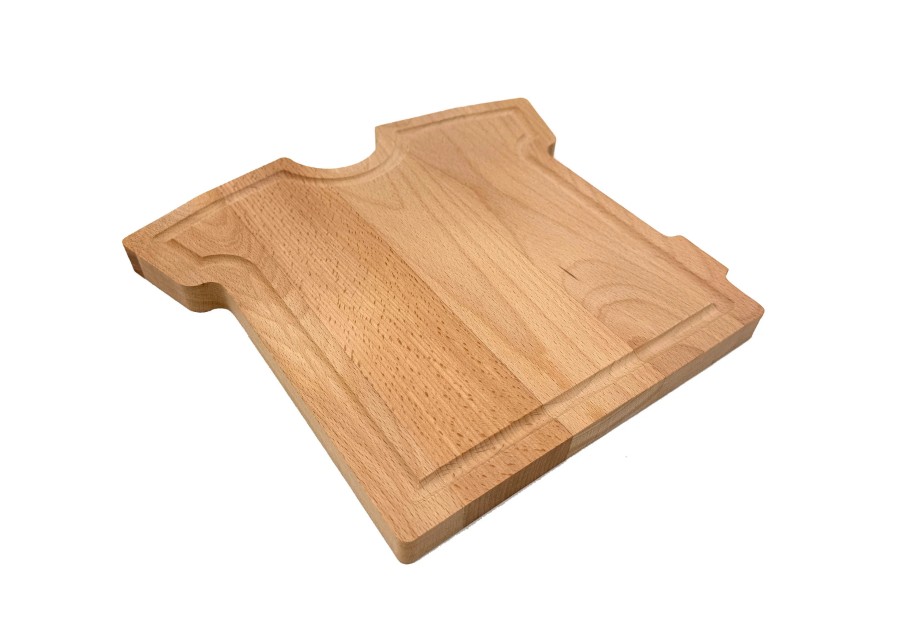 Plank in T-shirt vorm | 25 x 28 cm