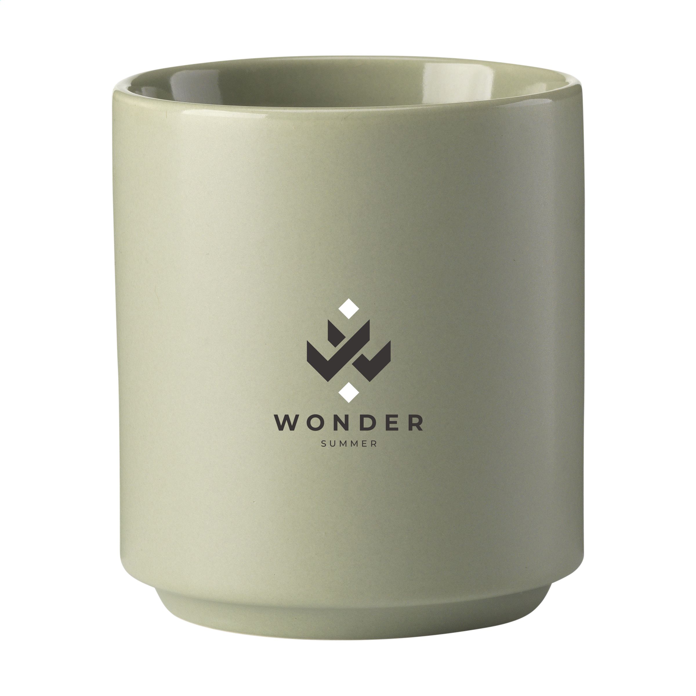 Stapelbare matte mok zonder oor - 200 ml