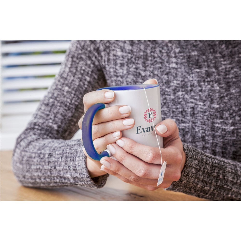 Mok met gekleurde binnenzijde - 350 ml 