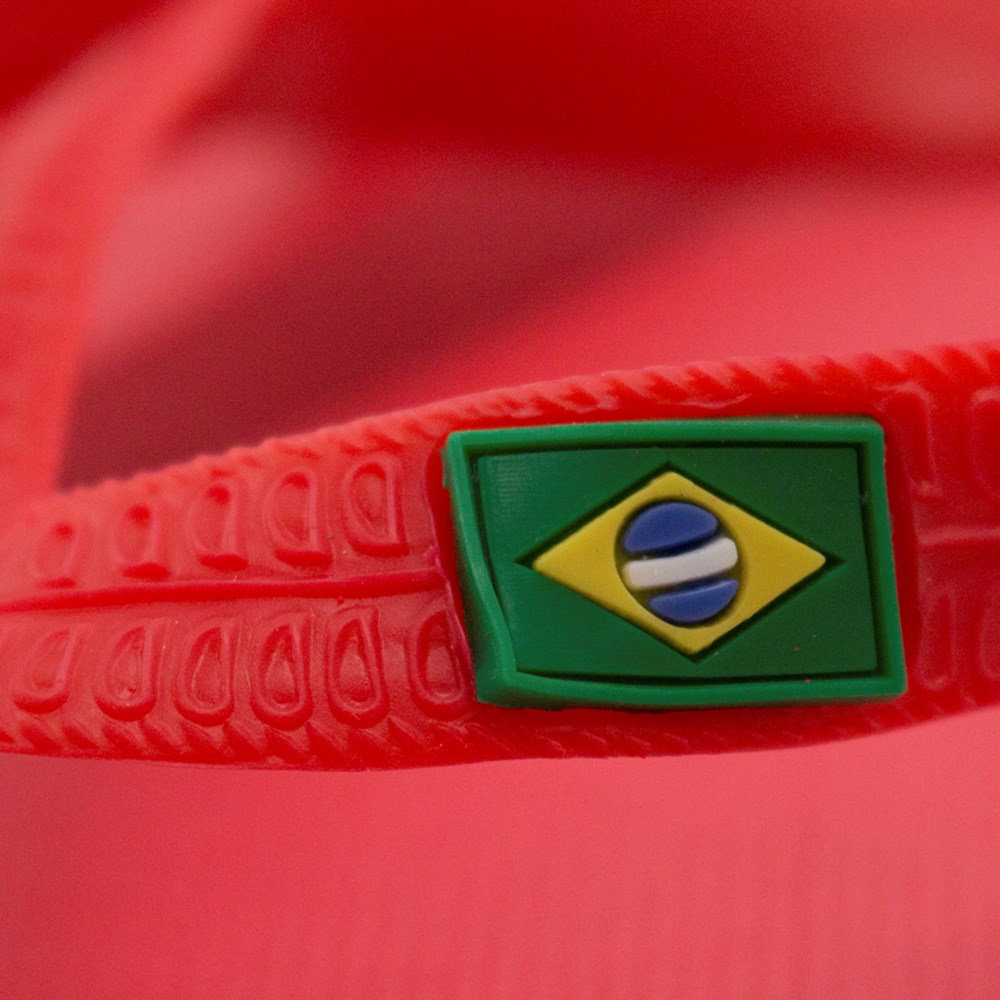 Slippers met braziliaanse vlag