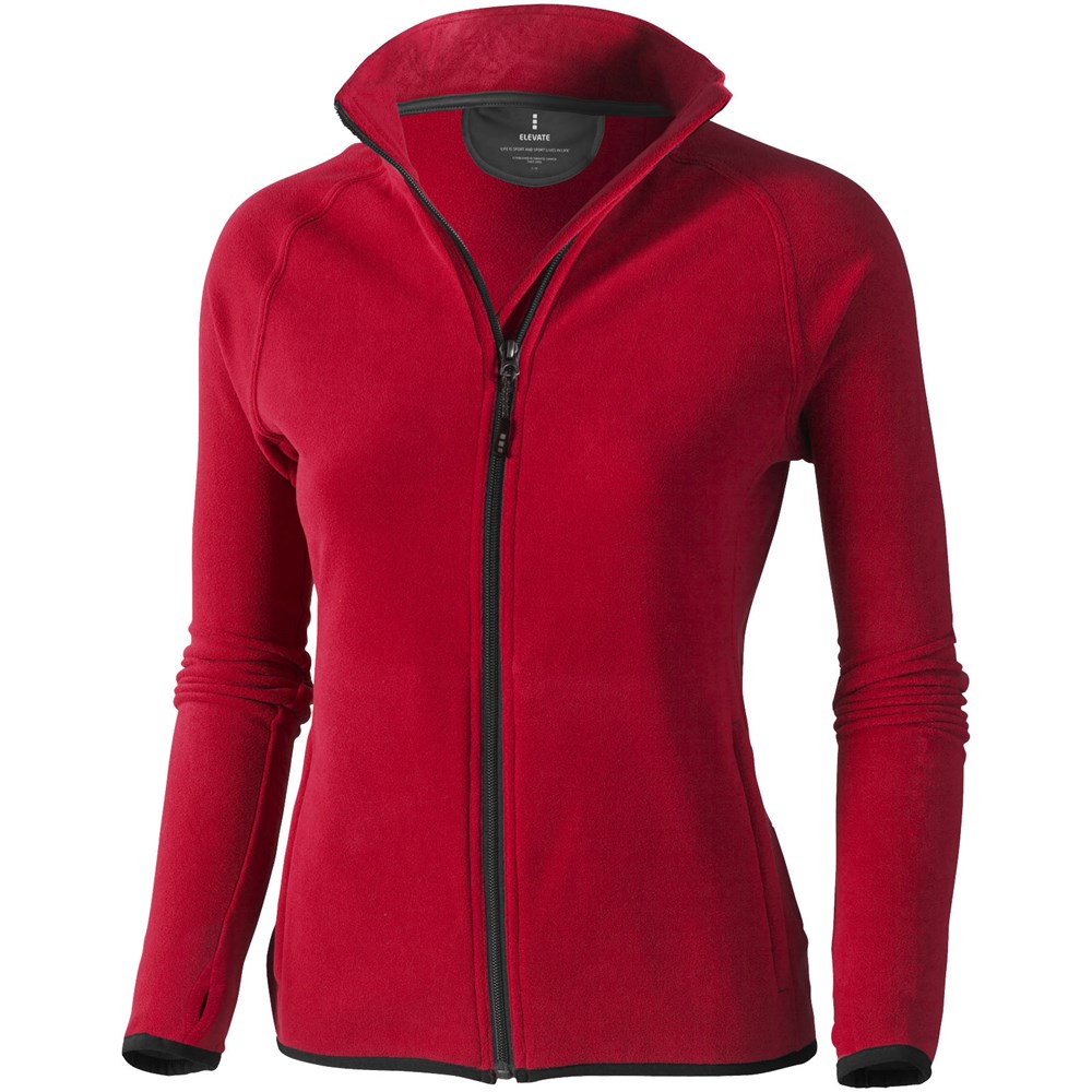 Fleece dames jas met ritssluiting