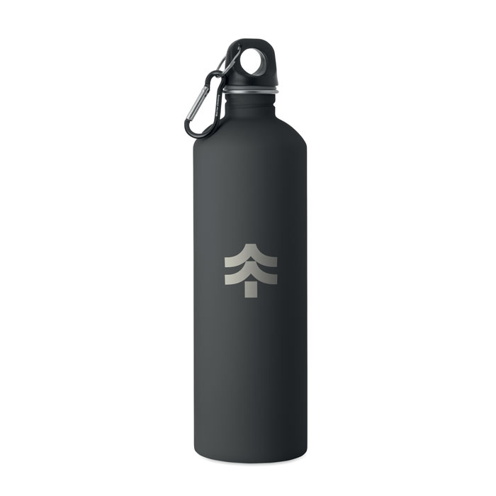 Enkelwandige fles met rubberen afwerking- 750ml