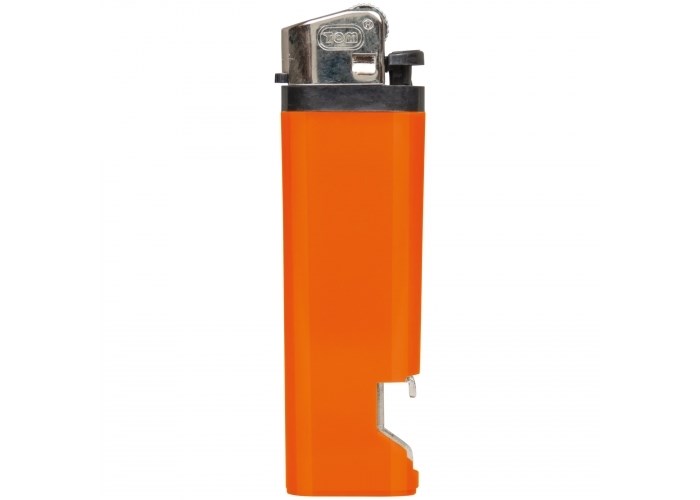 Wegwerpaansteker met flesopener - full colour bedrukking Wegwerpaansteker met flesopener - full colour bedrukking