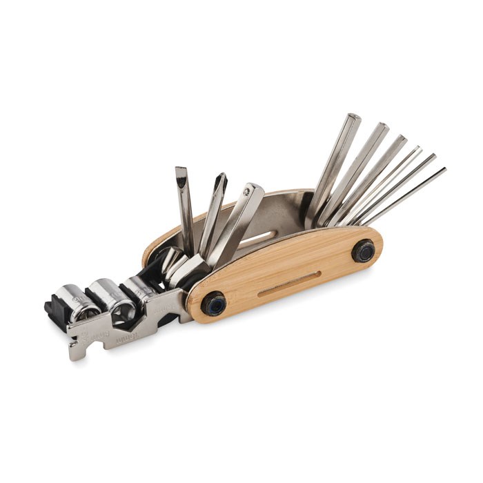 Multi-tool met bamboe behuizing Multi-tool met bamboe behuizing
