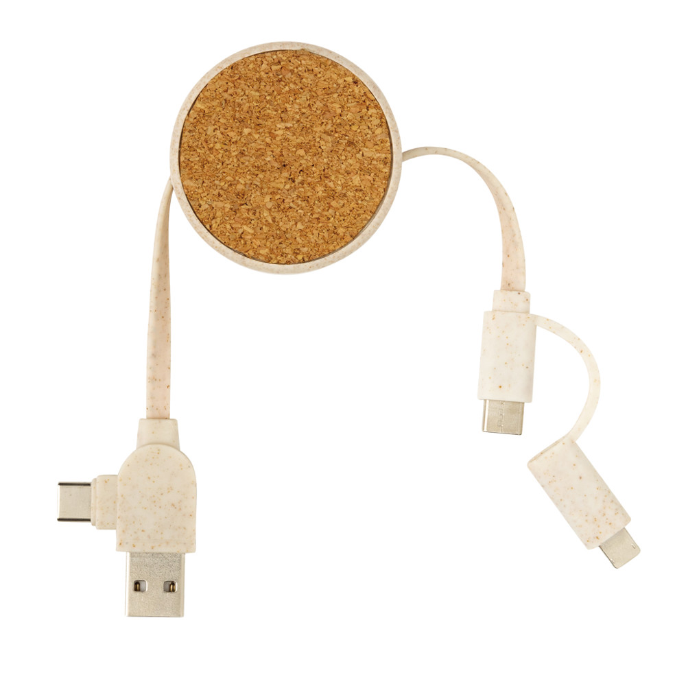 Kurk 6-in-1 oprolbare kabel