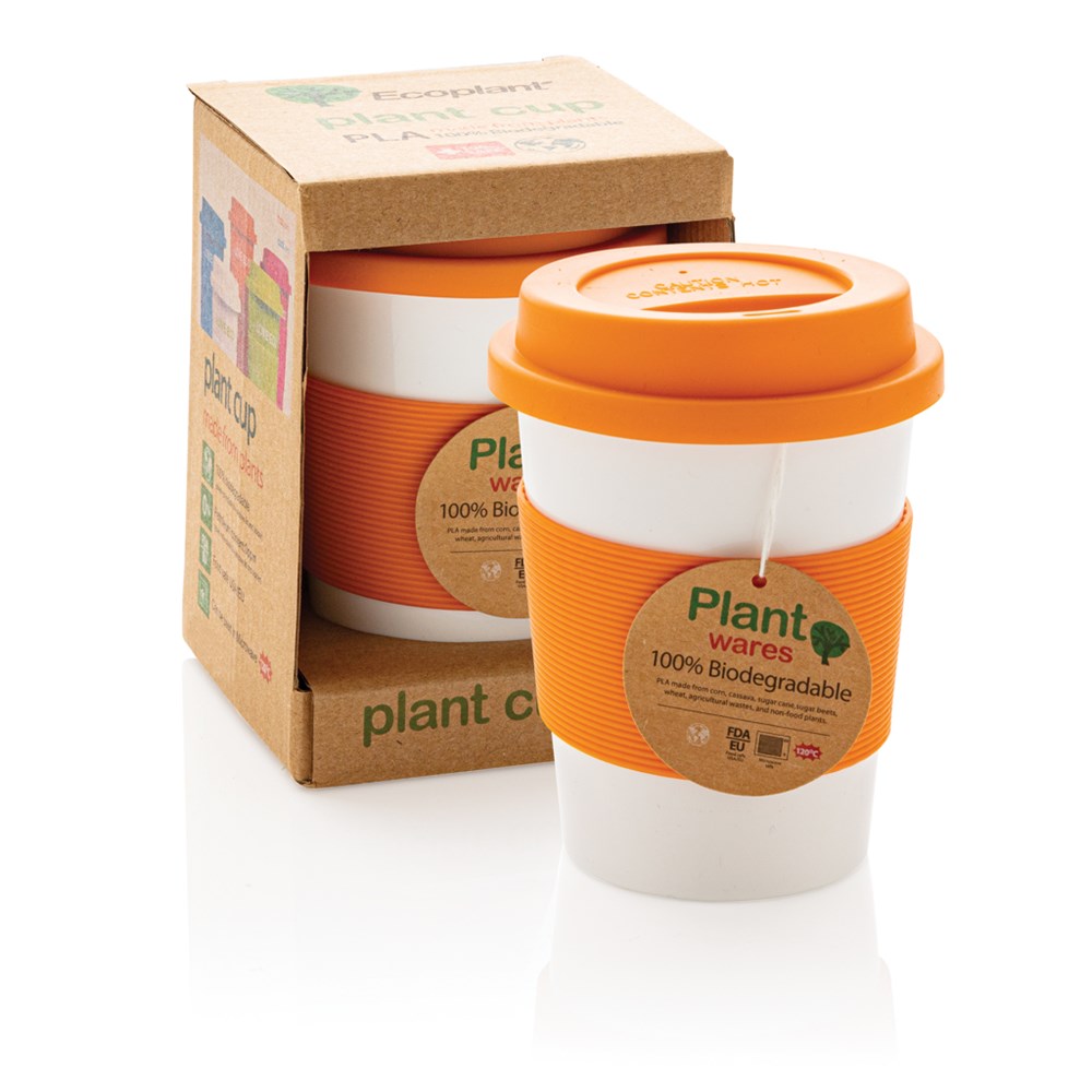 Plantaardige (PLA) koffiemok - 350 ml