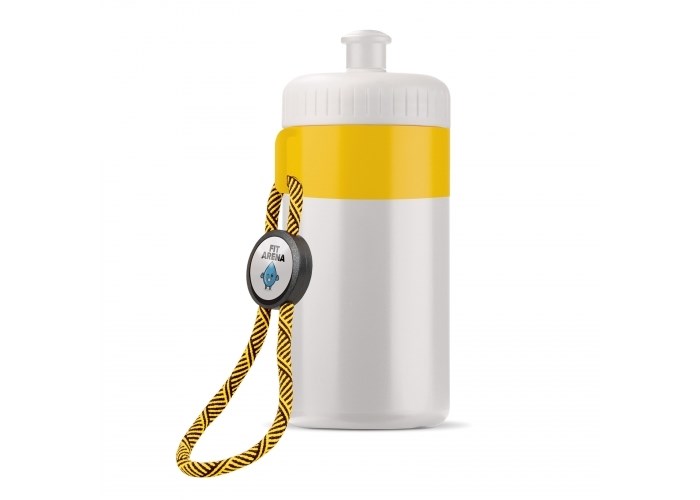Bidon met rand en koord -  500ml 