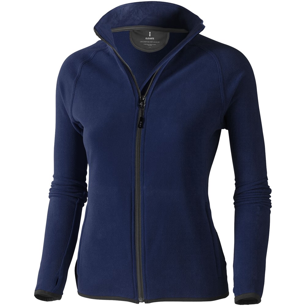 Fleece dames jas met ritssluiting