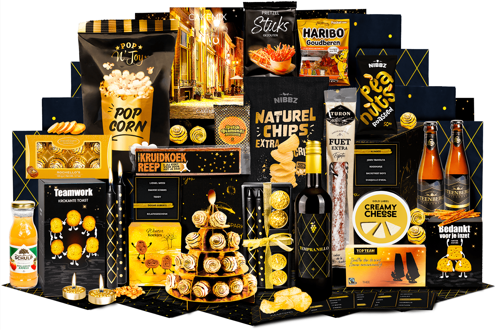 Kerstpakket - Mooi gedekte tafel