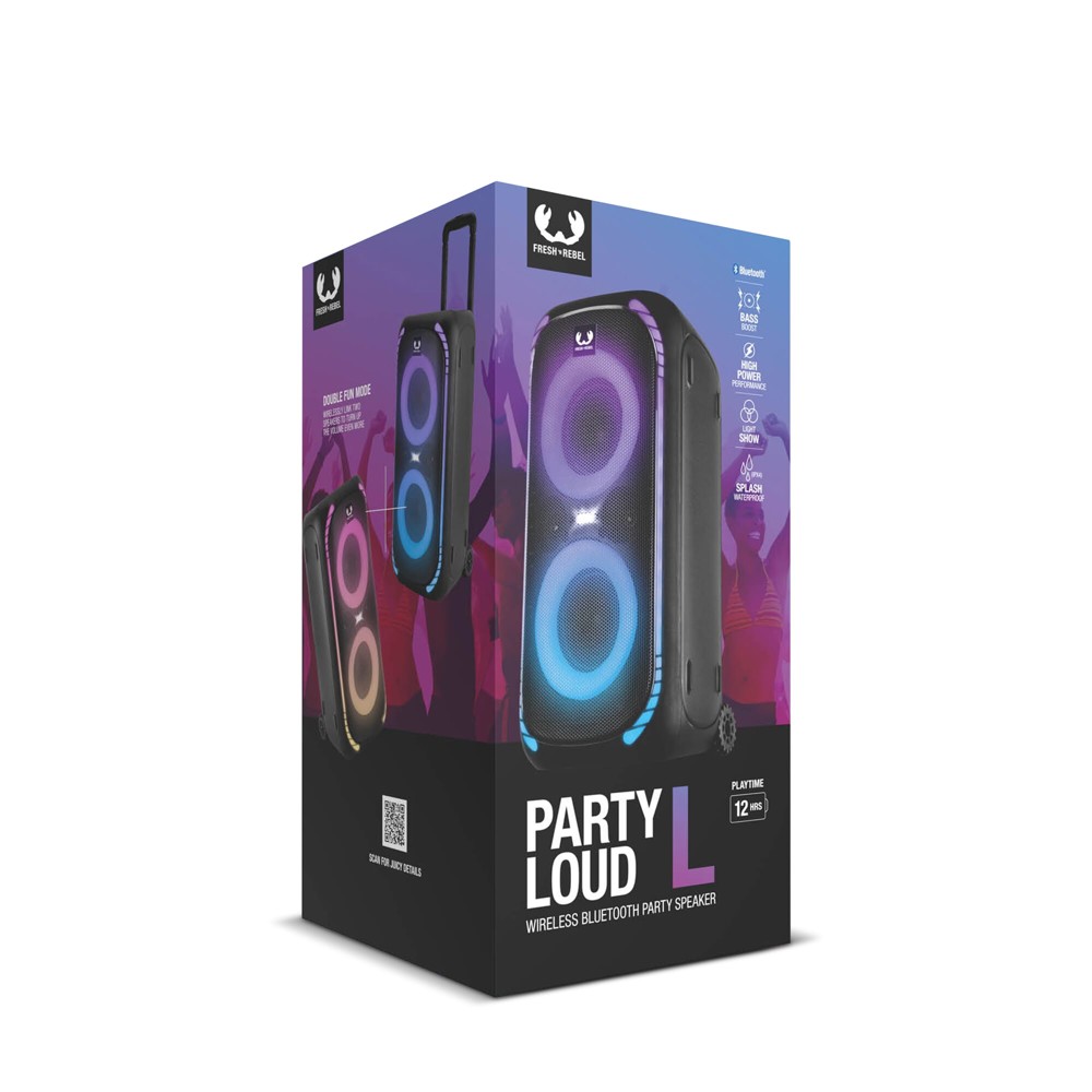 Fresh 'n Rebel Party Loud L Draadloze Speaker 640W