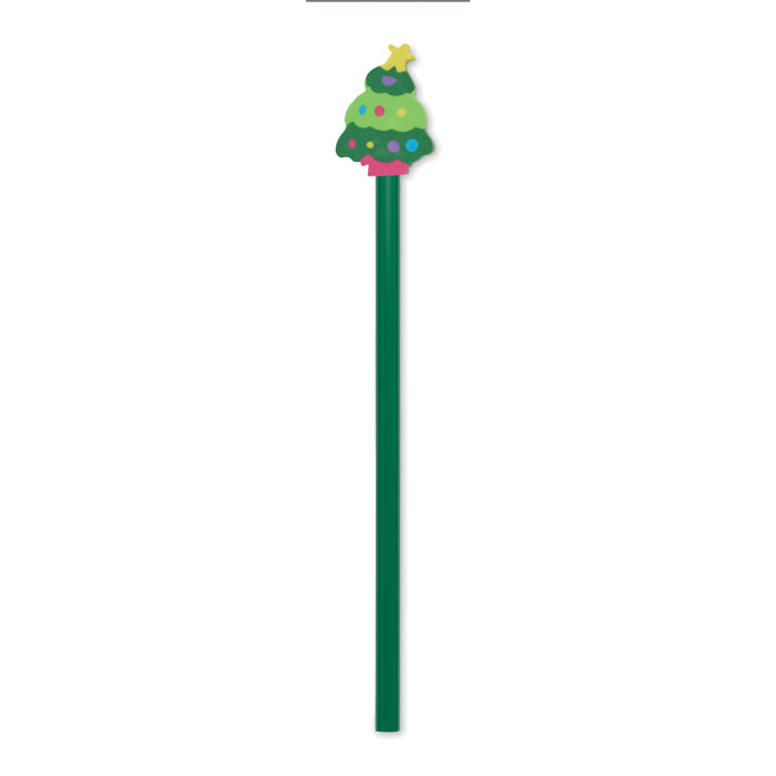 Kerstpotlood met gum