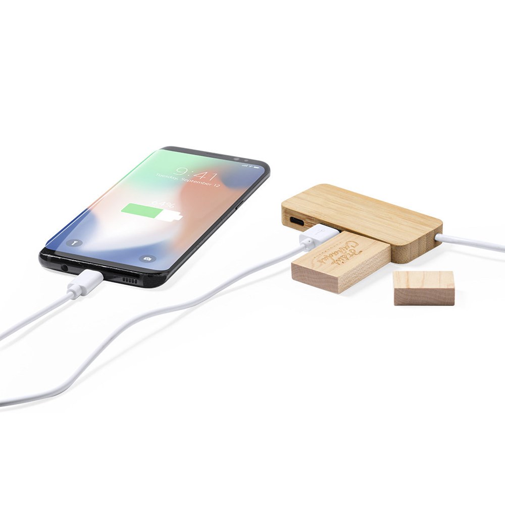 Bamboe USB Hub 