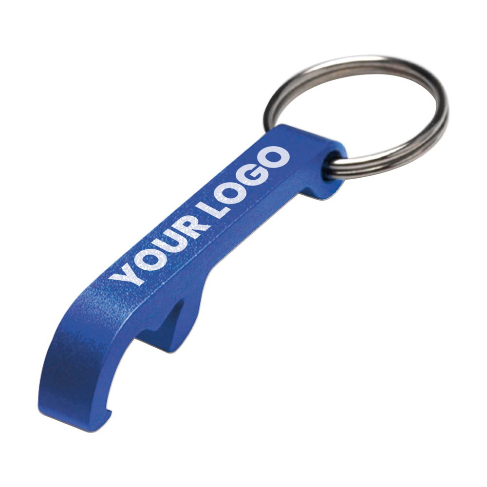 Aluminium sleutelhanger met flesopener