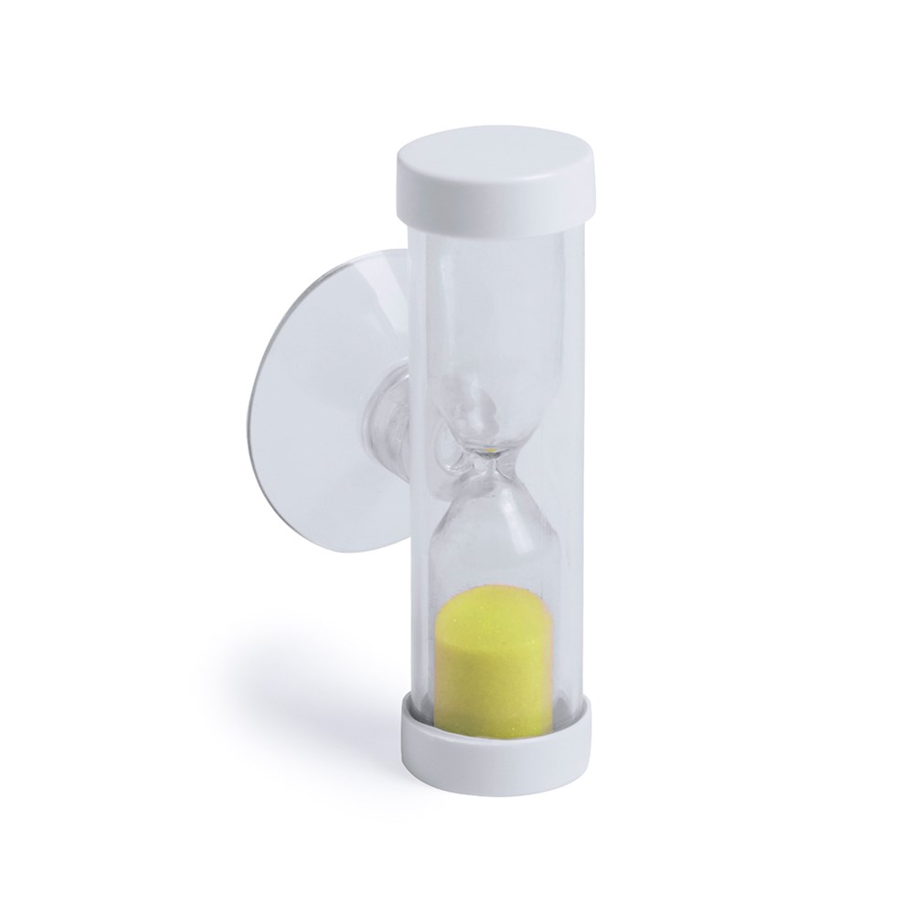 Zandloper met zuignap - 2 minuten Zandloper met zuignap - 2 minuten