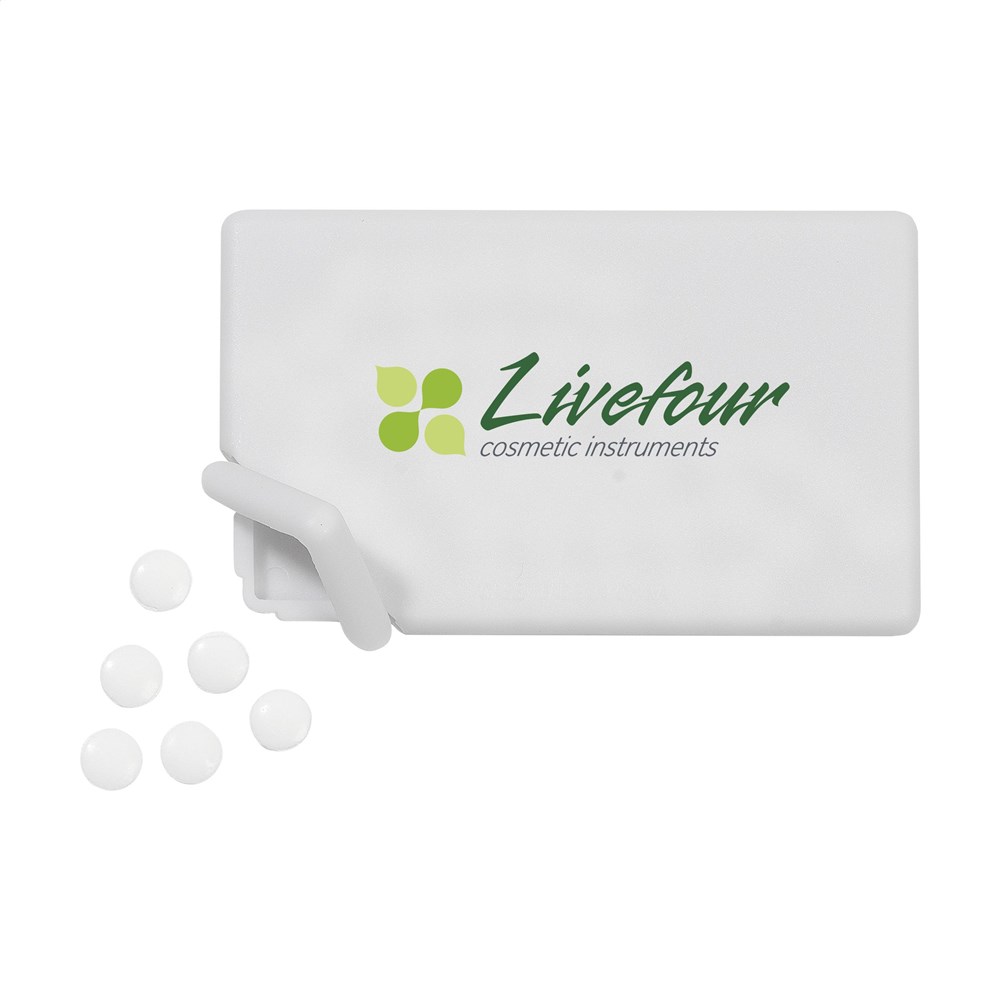 Mintdispenser met ca. 50  pepermuntjes 