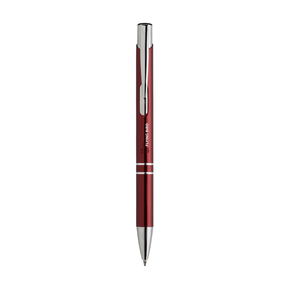 Glanzende aluminium balpen