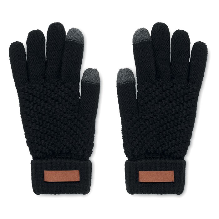 RPET touchscreen handschoenen met etiket