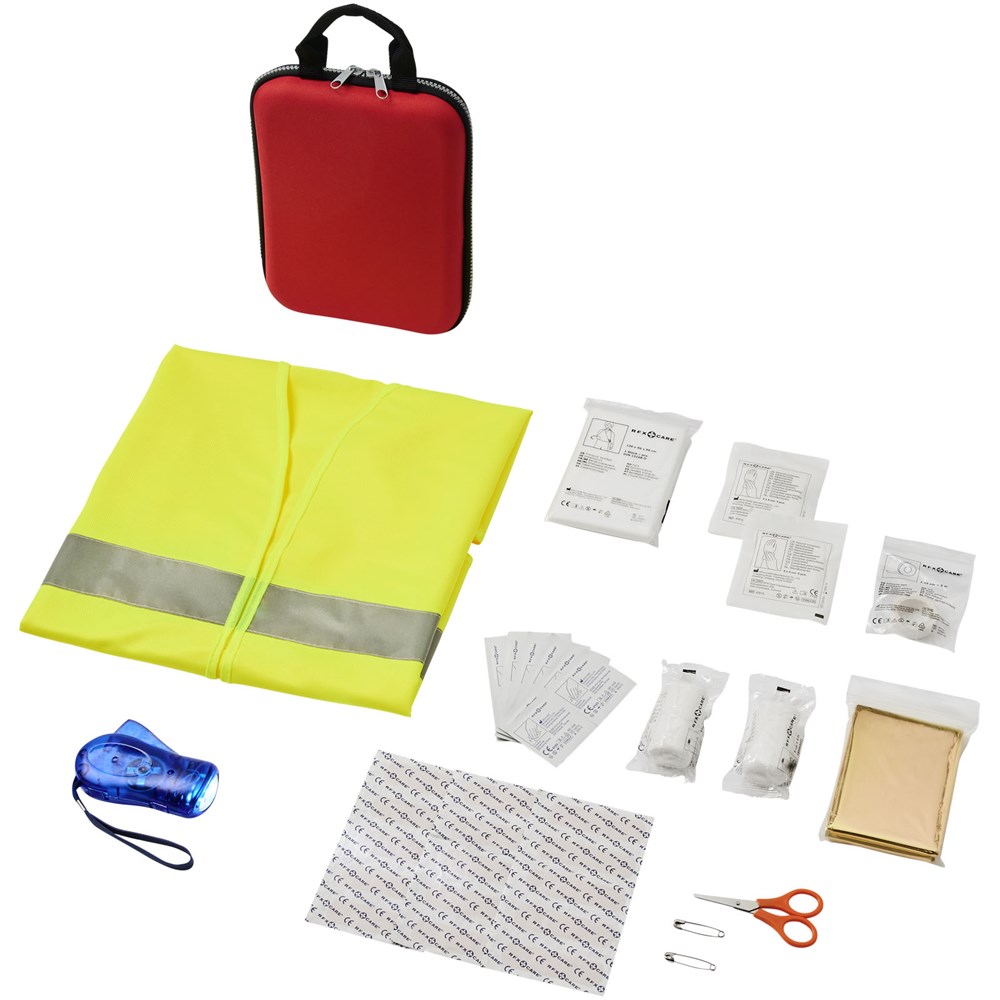 46-delige EHBO-kit met veiligheidsvest