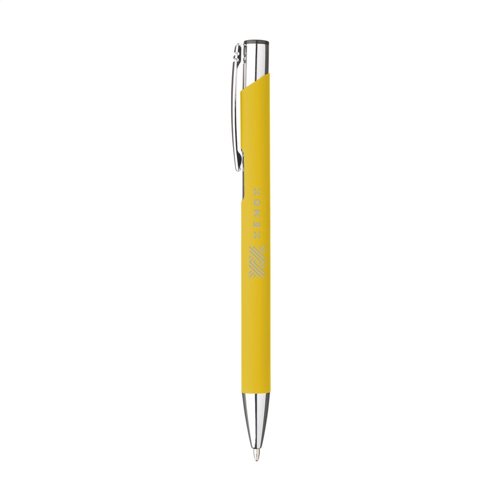 Aluminium balpen met rubberen afwerking