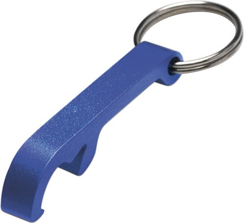 Aluminium flesopener met sleutelhanger