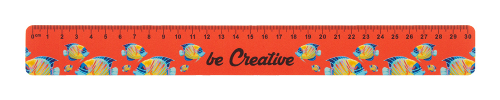 Flexibele liniaal - 30 cm | Full colour bedrukking