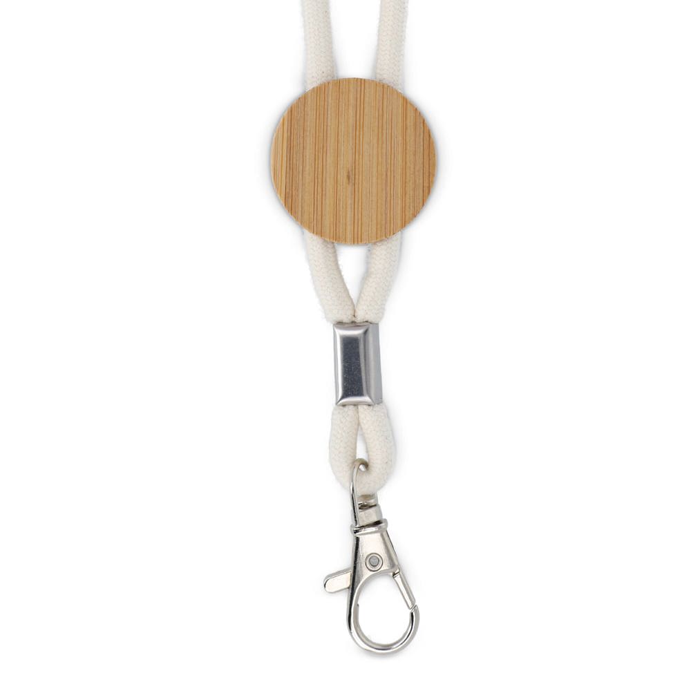 Katoenen lanyard met veiligheidsontgrendeling