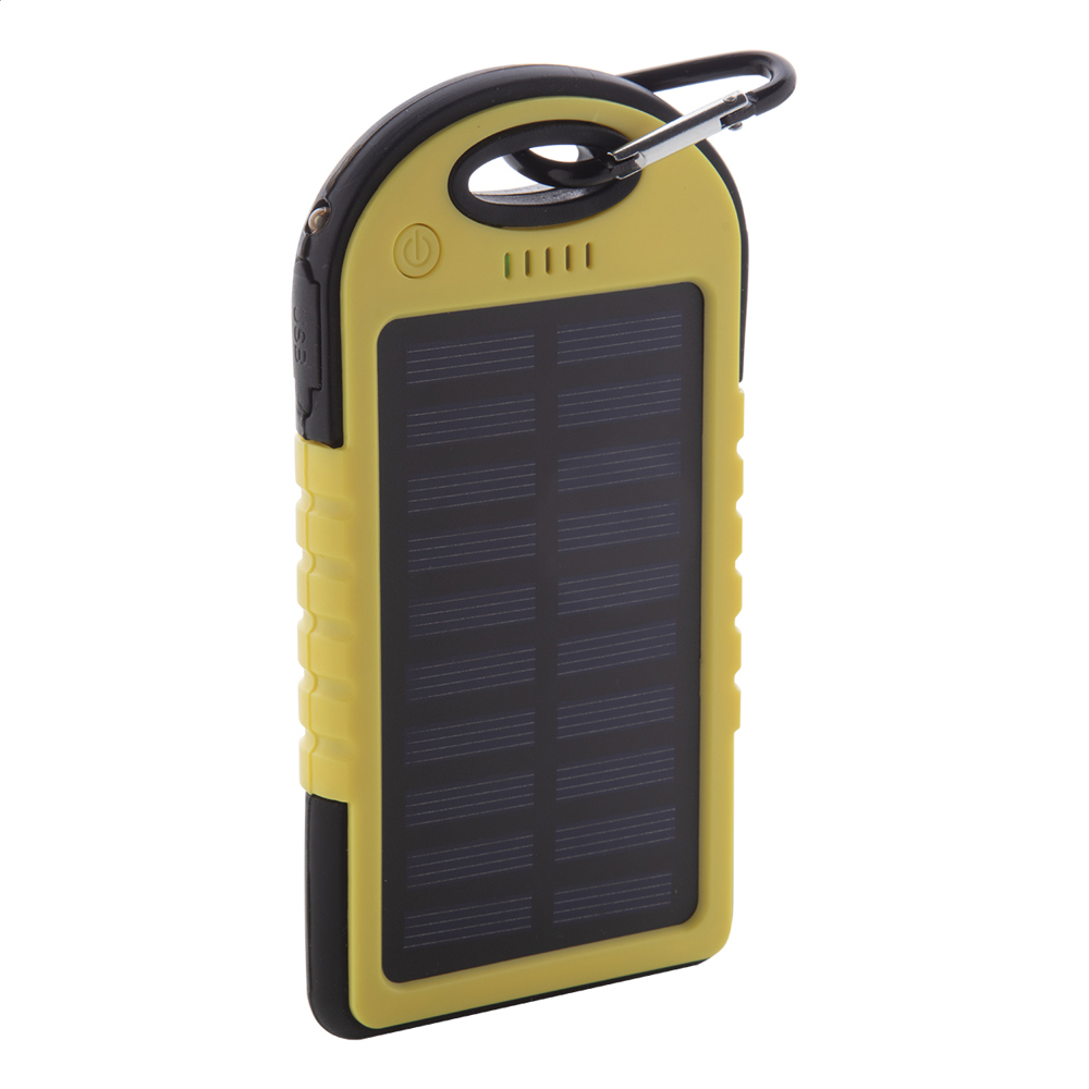 Durabank - USB power bank met zonne energie lader