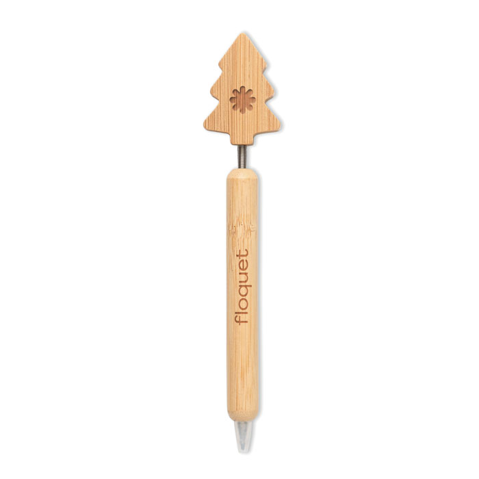 Bamboe balpen - kerstboom