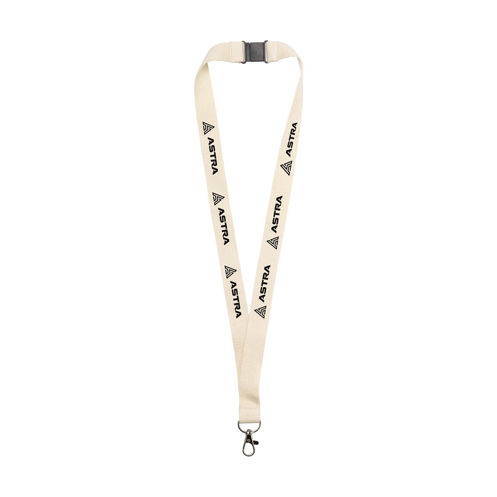Keycord van organisch katoen - 20 mm