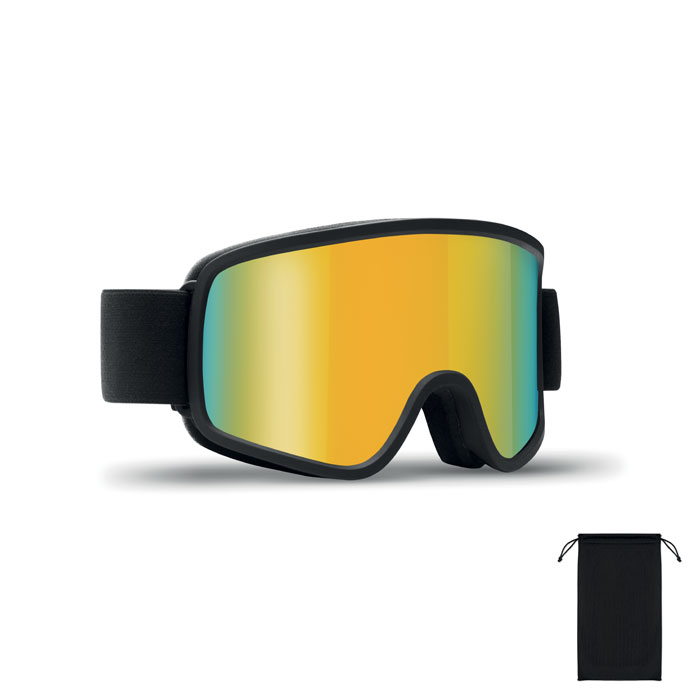Skibril met spiegelende lens - UV400 bescherming