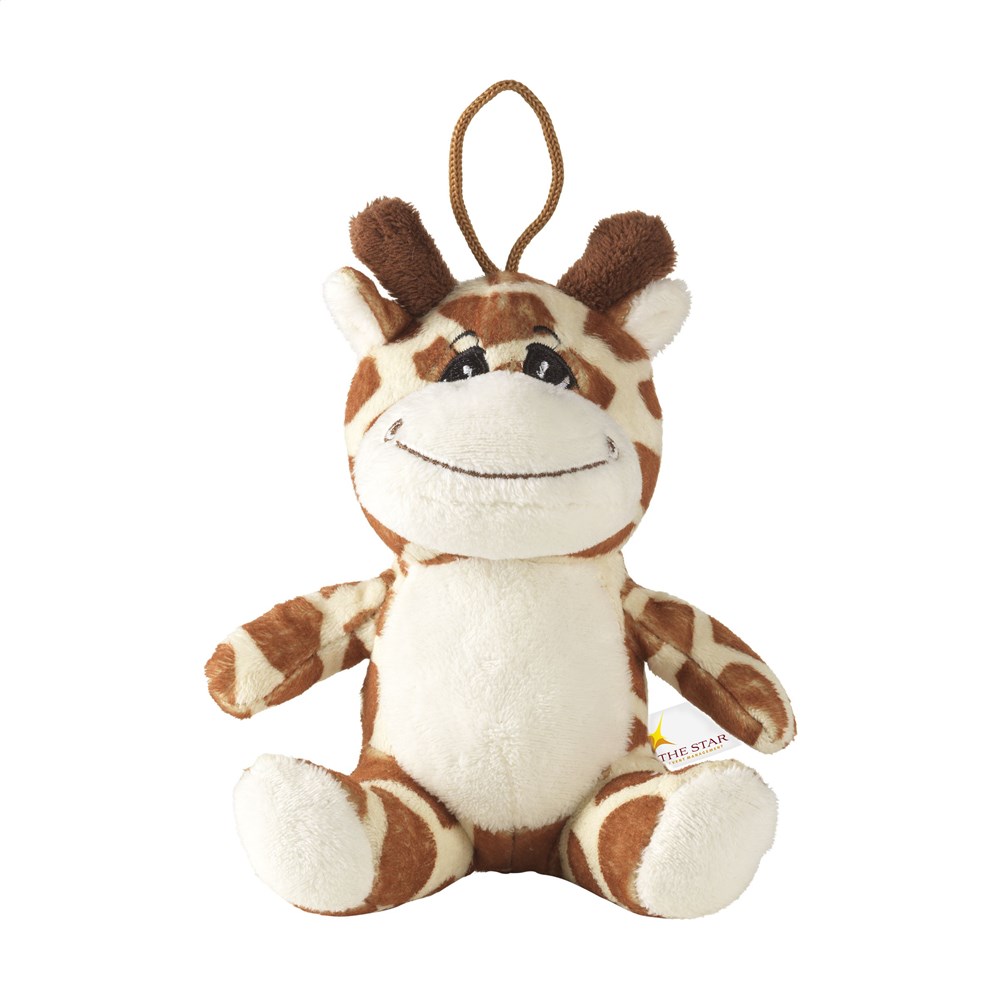 Kleine pluche knuffel - giraffe 