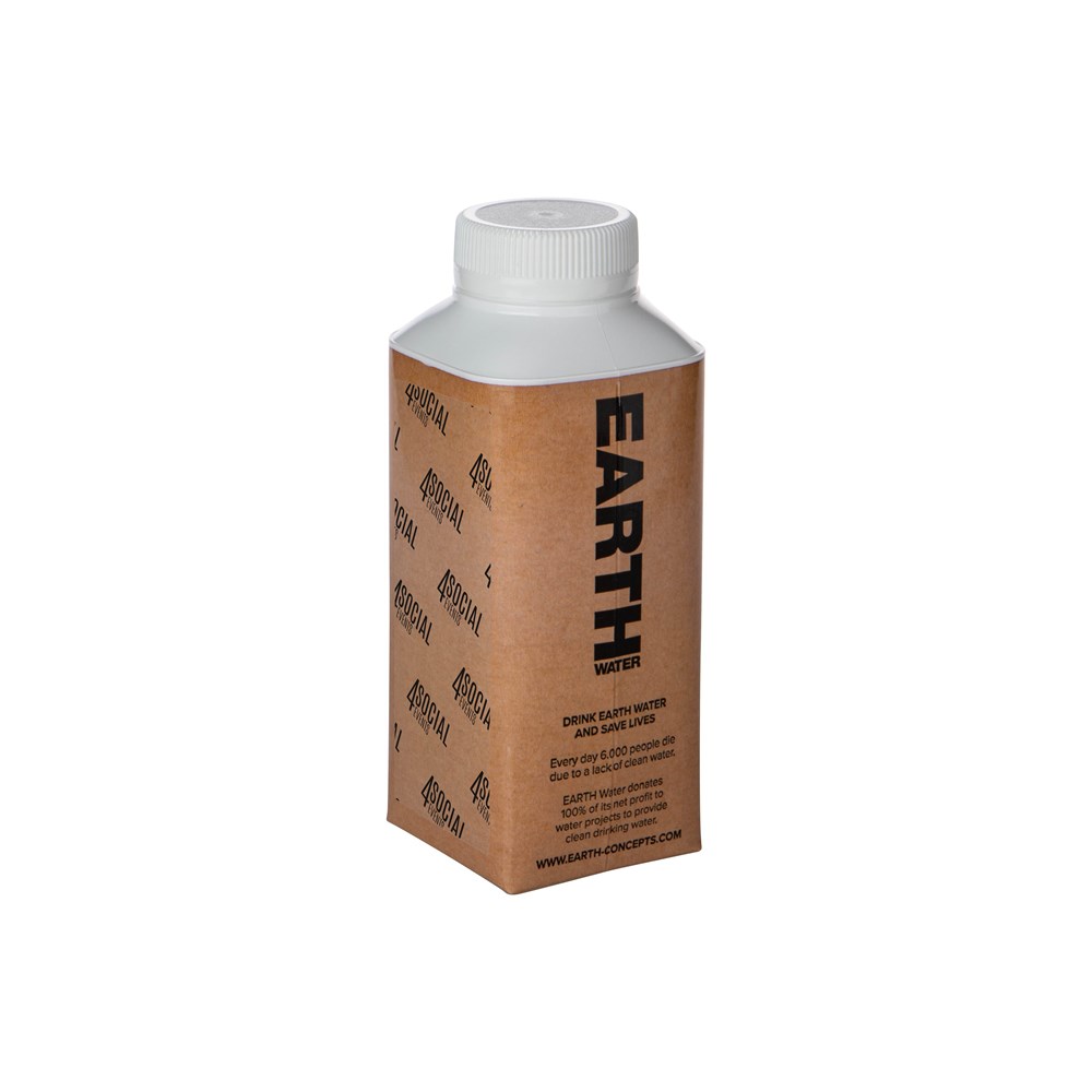 Kartonnen waterpakje met bronwater - 330 ml