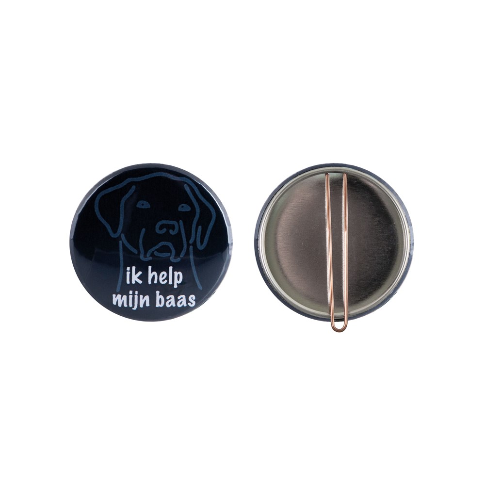 Metalen button met clip - Ø56mm