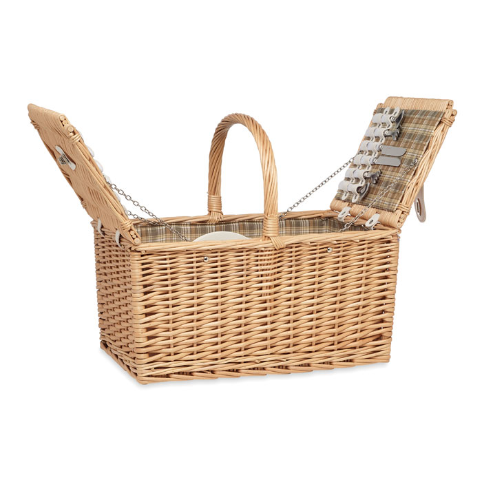MIMBRE PLUS - 4-persoons rotan picknickmand
